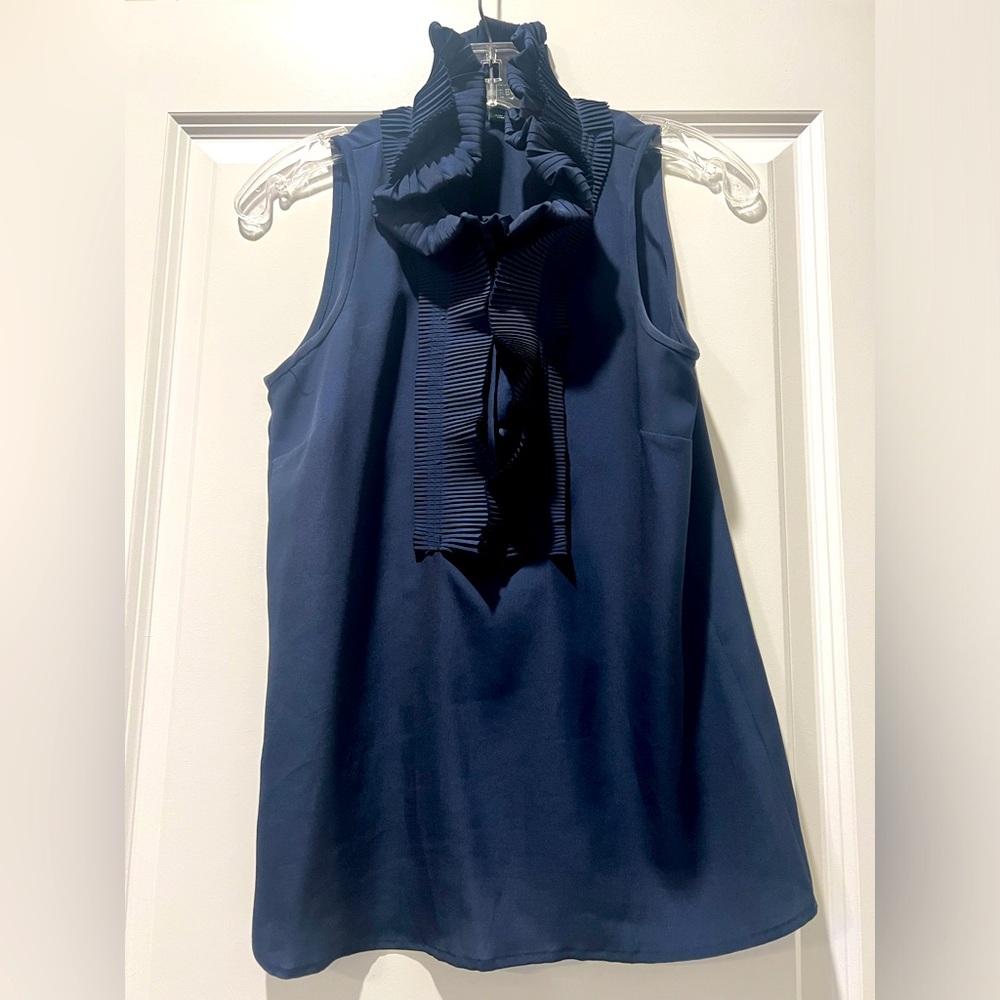 JCrew Ruffle Neck top